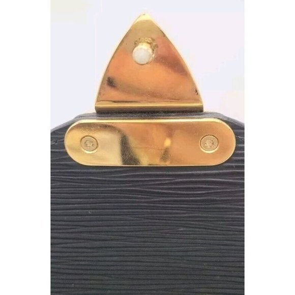 LOUIS VUITTON Epi Monceau M52122 Handbag Shoulder Bag Black leather Strap Keys - Picture 16 of 16